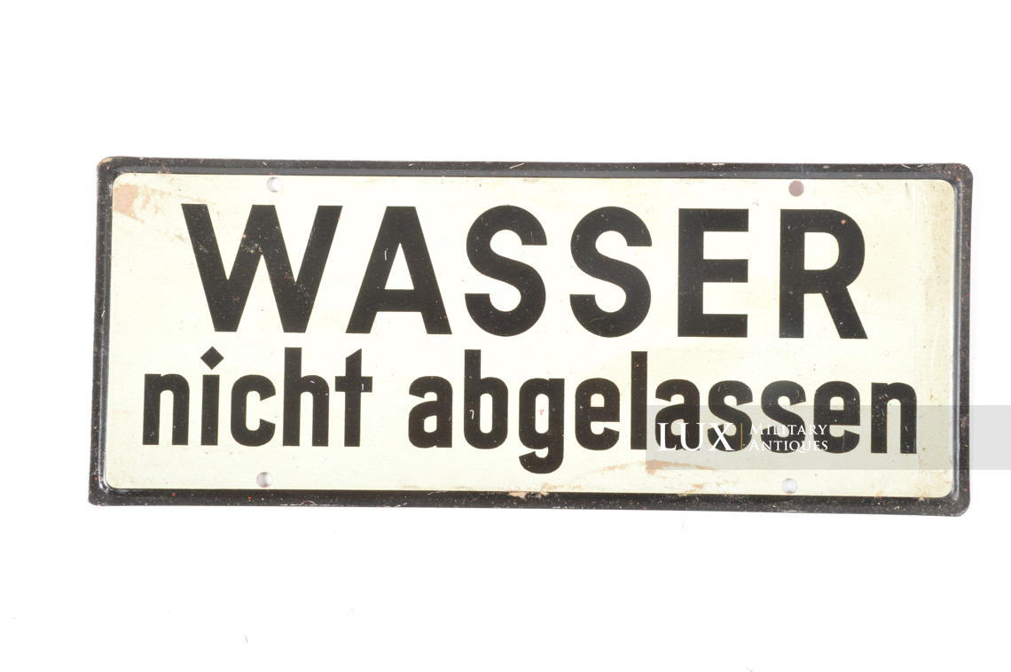 German combat vehicle maintenance sign - Lux Military Antiques - photo 8