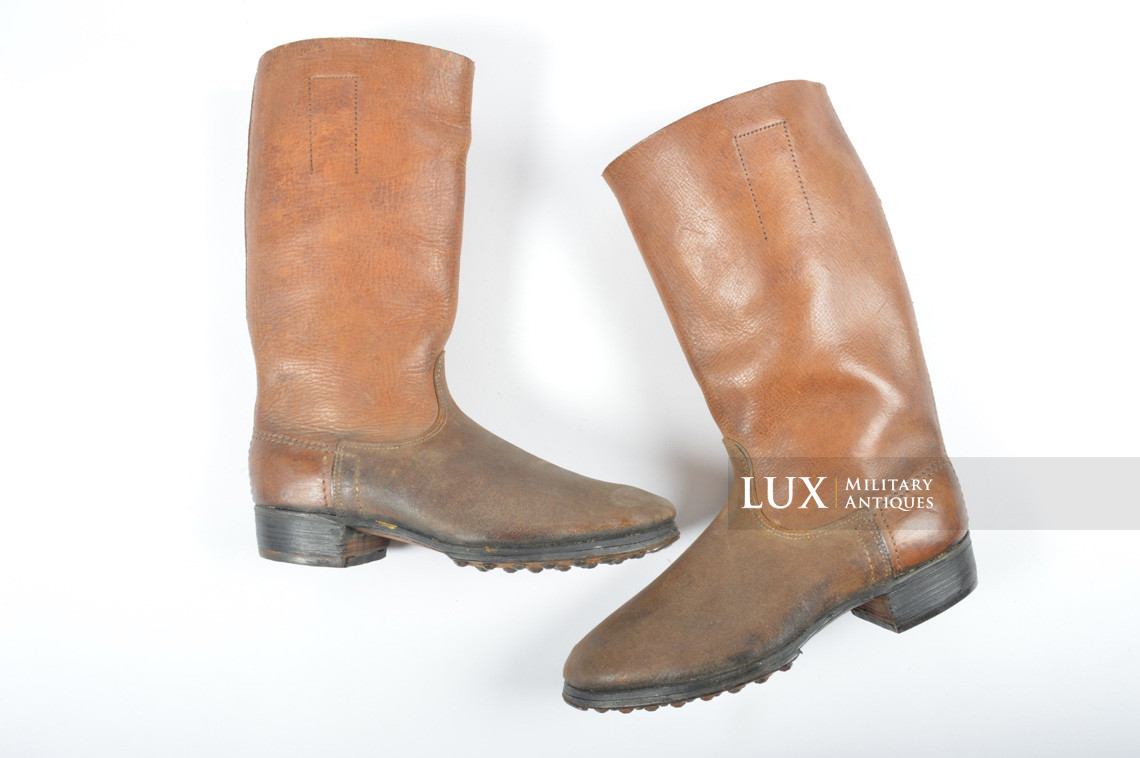Late-war German issue brown jackboots, « 1944 » - photo 4