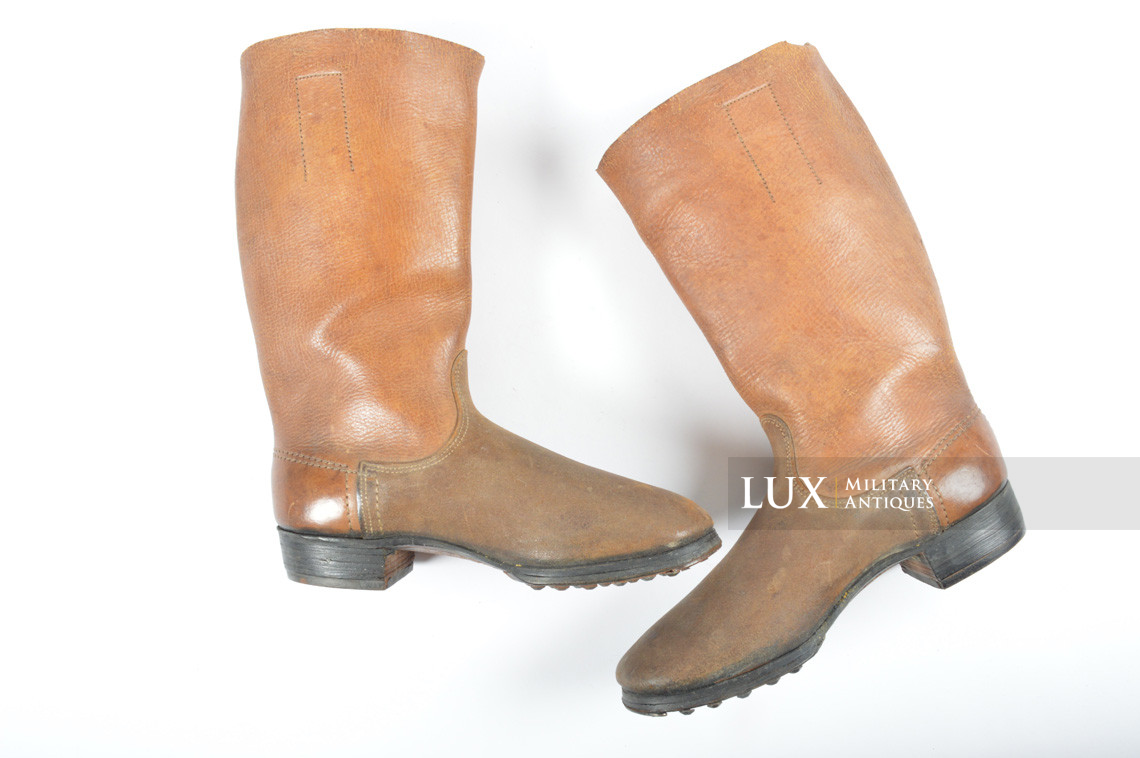 Late-war German issue brown jackboots, « 1944 » - photo 7