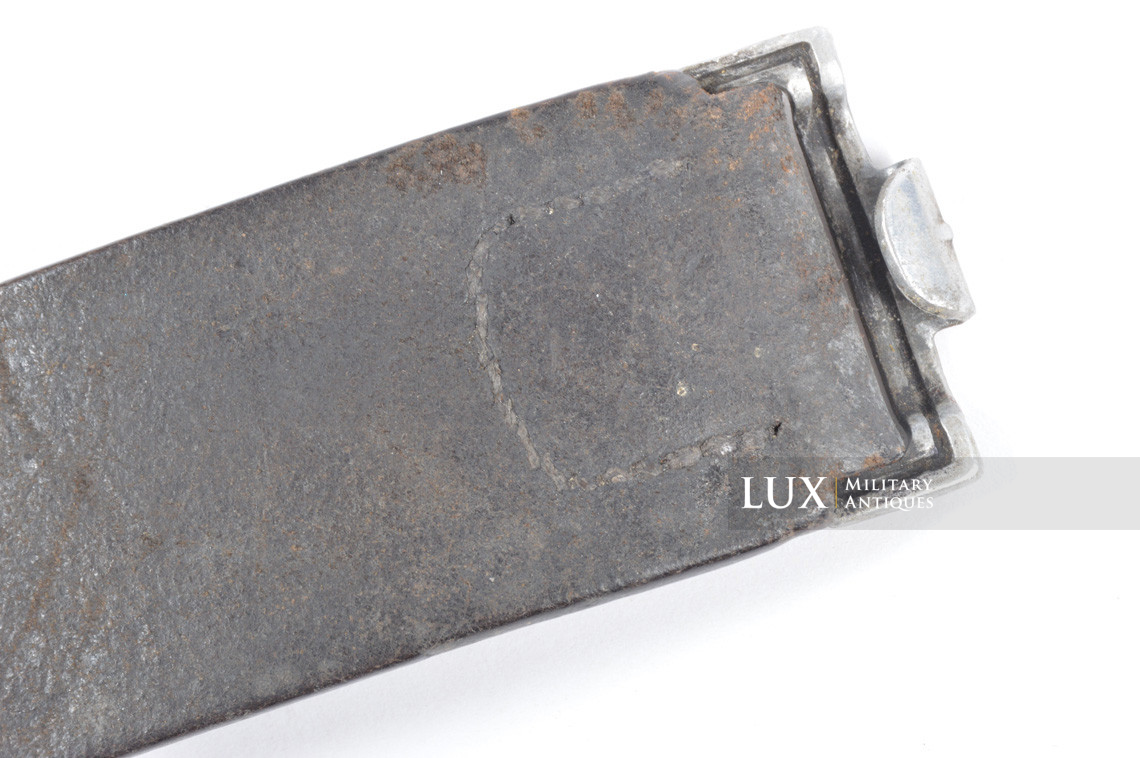Early German leather belt in blackened leather, « 1938 » - photo 7