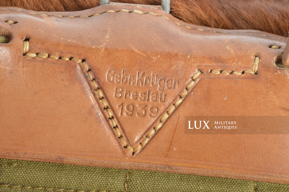 Unissued German poney-fur backpack, « 1939 » - photo 10