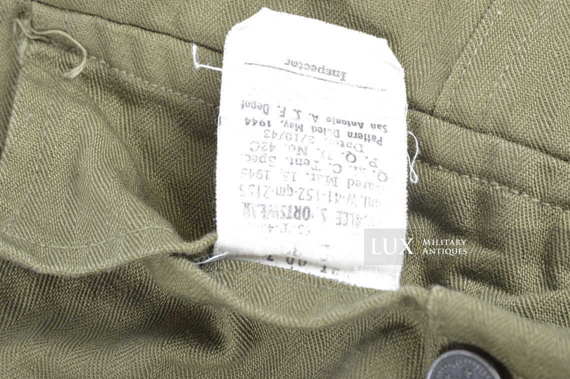 US Army HBT trousers, « 32x33 » - photo 11