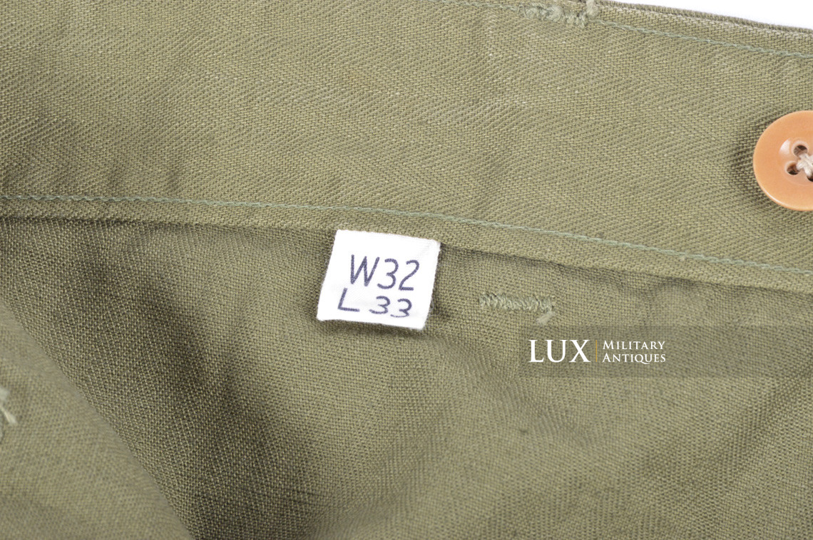 Pantalon US Army HBT, « 32x33 » - Lux Military Antiques - photo 23