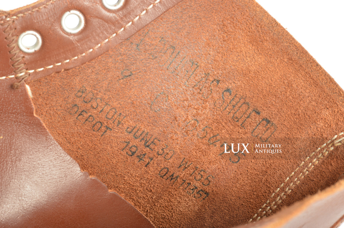 US Army combat Shoes, « 1941 » - Lux Military Antiques - photo 10