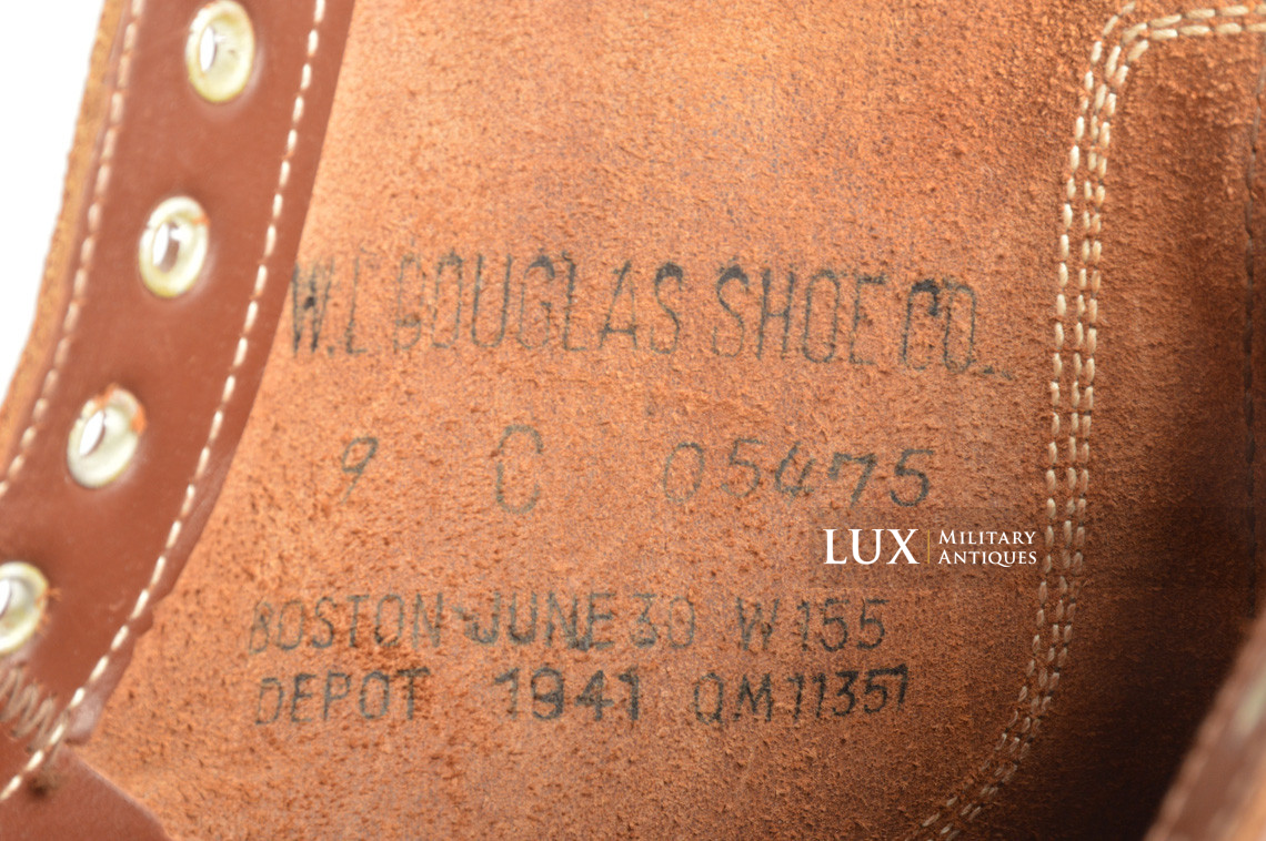 US Army combat Shoes, « 1941 » - Lux Military Antiques - photo 11