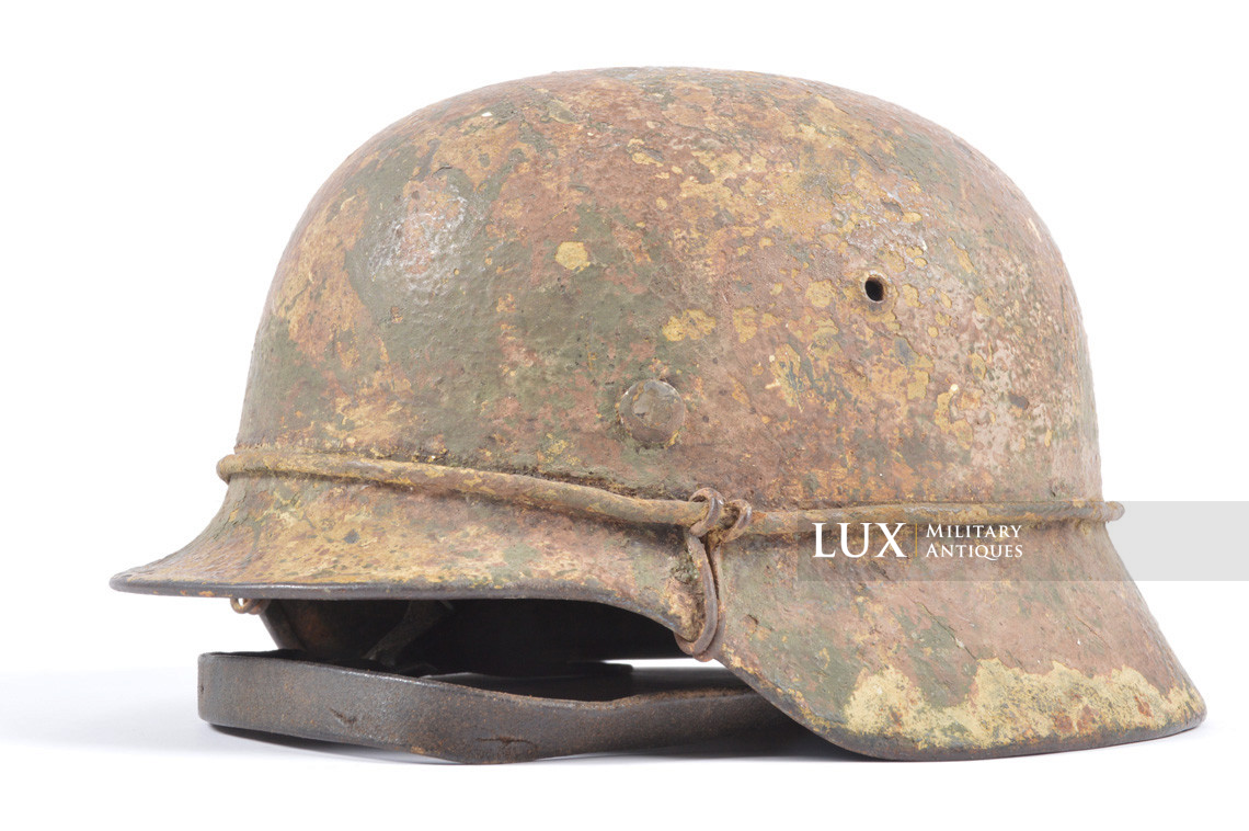 M35 Heer three tones normandy camouflage bailing wire combat helmet - photo 7