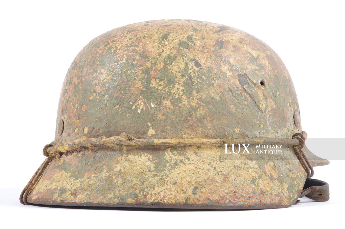 M35 Heer three tones normandy camouflage bailing wire combat helmet - photo 11