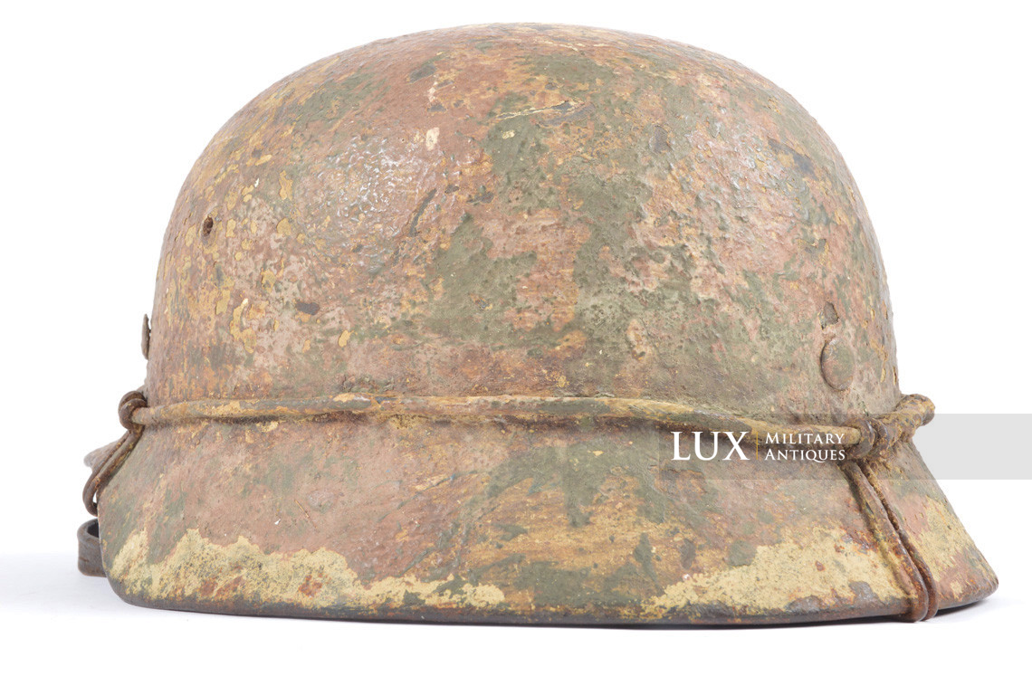 M35 Heer three tones normandy camouflage bailing wire combat helmet - photo 13