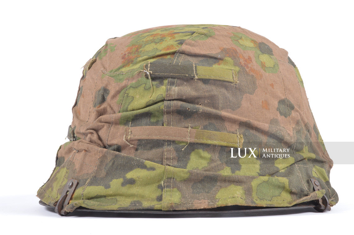 Ensemble casque et couvre casque Waffen-SS fin de guerre, camouflage feuille de chêne - photo 13
