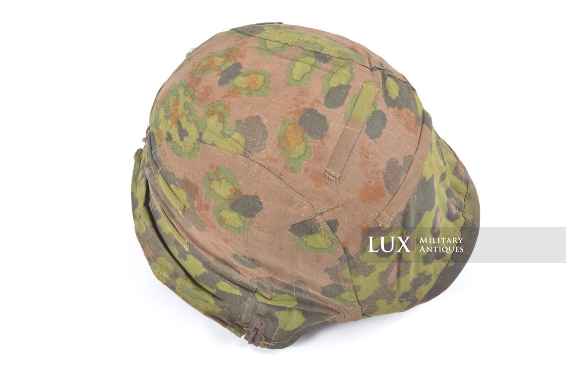 Ensemble casque et couvre casque Waffen-SS fin de guerre, camouflage feuille de chêne - photo 15