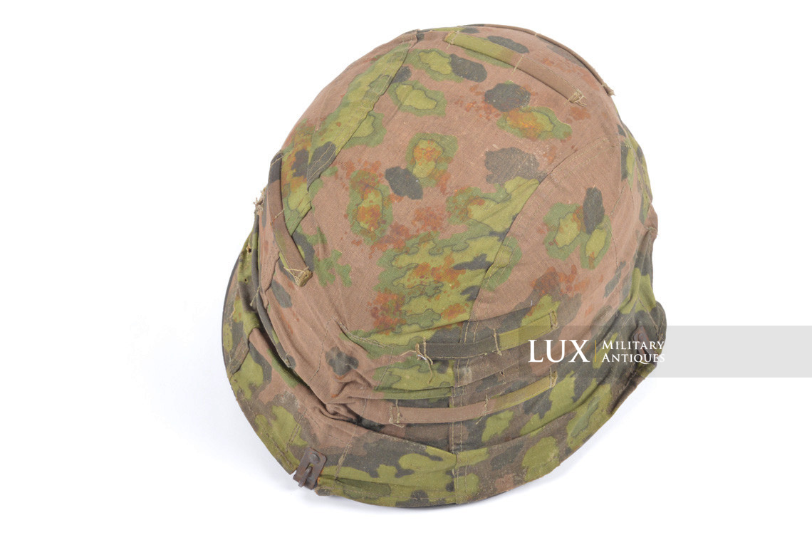 Ensemble casque et couvre casque Waffen-SS fin de guerre, camouflage feuille de chêne - photo 16