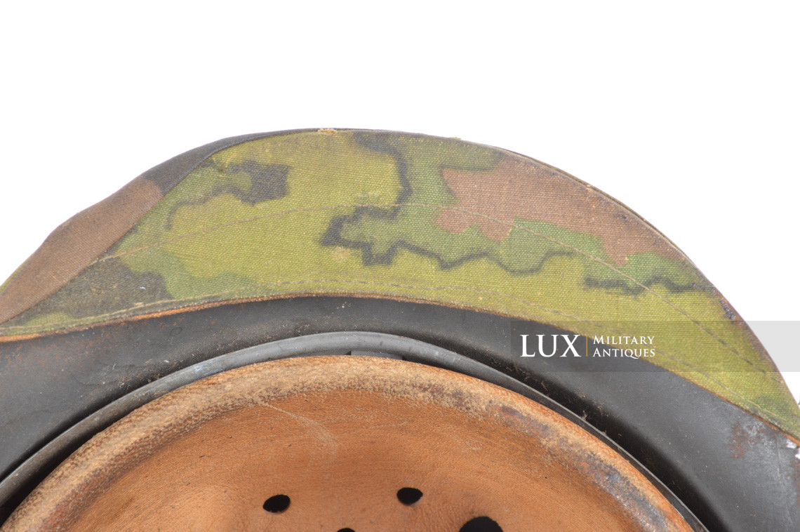 Ensemble casque et couvre casque Waffen-SS fin de guerre, camouflage feuille de chêne - photo 30