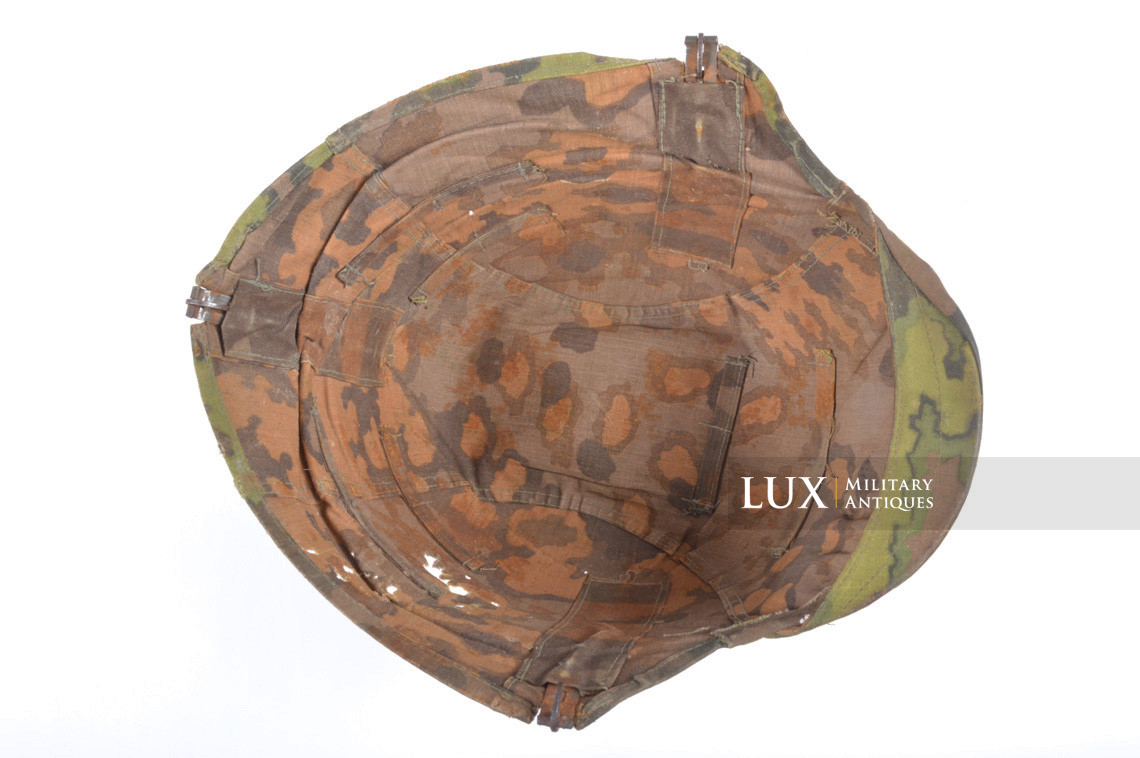 Ensemble casque et couvre casque Waffen-SS fin de guerre, camouflage feuille de chêne - photo 42