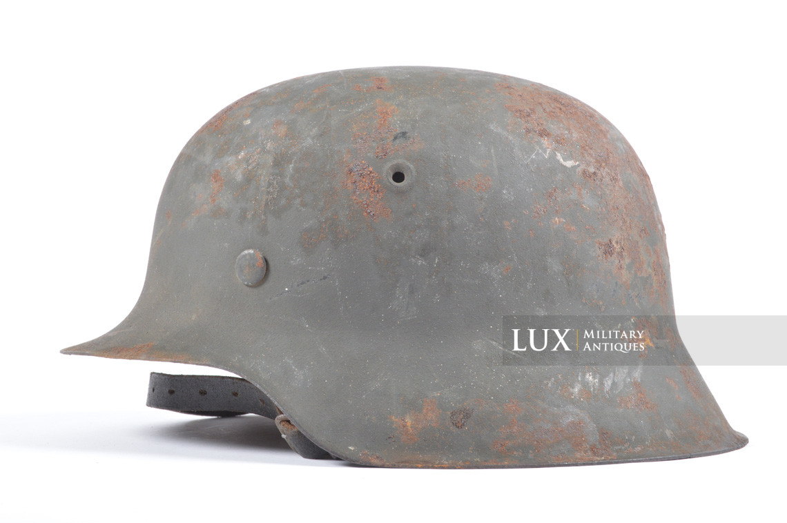 Ensemble casque et couvre casque Waffen-SS fin de guerre, camouflage feuille de chêne - photo 52