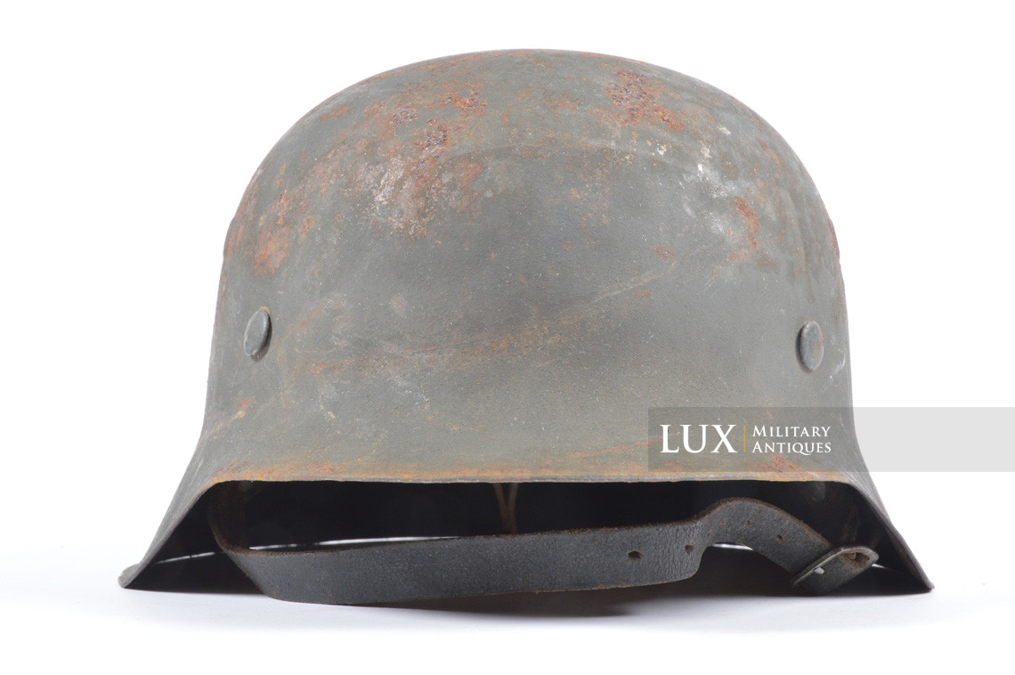 Ensemble casque et couvre casque Waffen-SS fin de guerre, camouflage feuille de chêne - photo 54