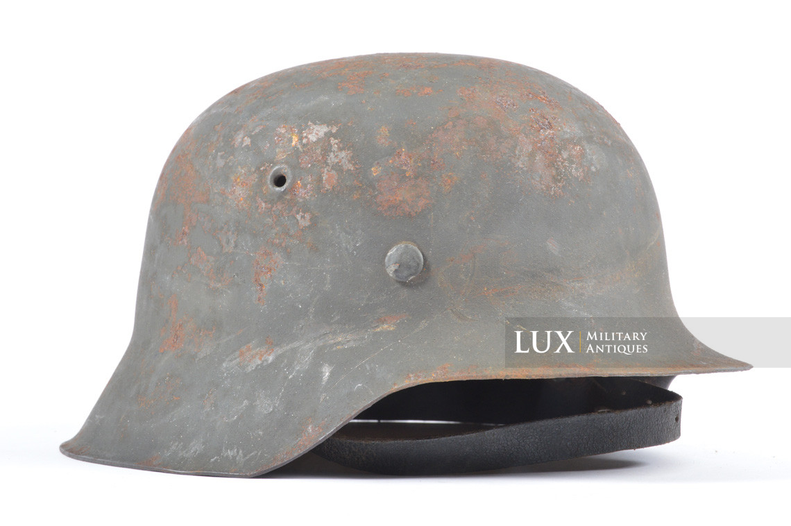 Ensemble casque et couvre casque Waffen-SS fin de guerre, camouflage feuille de chêne - photo 55