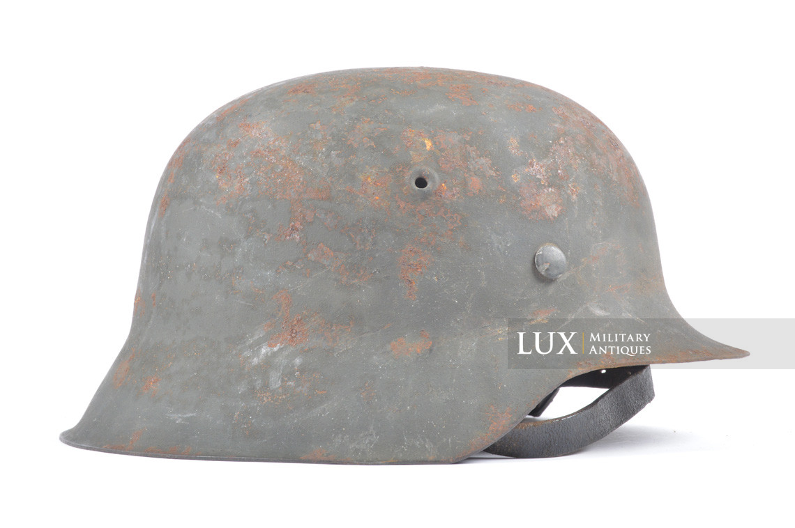 Ensemble casque et couvre casque Waffen-SS fin de guerre, camouflage feuille de chêne - photo 56