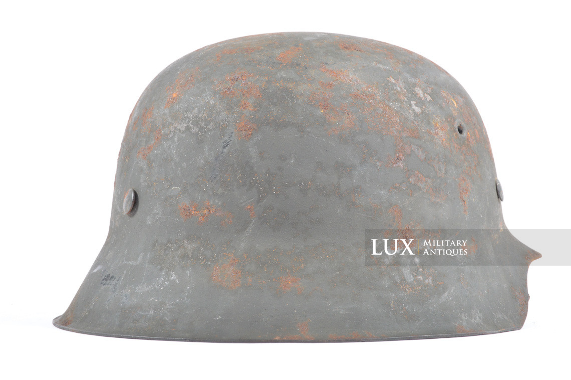 Ensemble casque et couvre casque Waffen-SS fin de guerre, camouflage feuille de chêne - photo 57