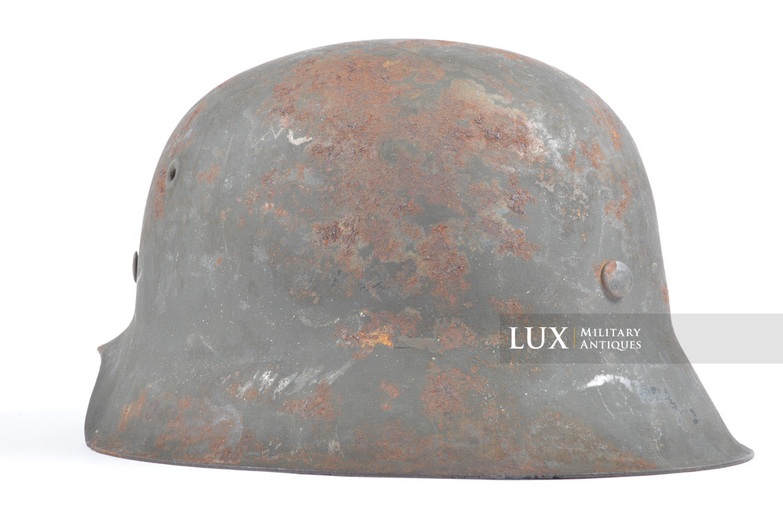 Ensemble casque et couvre casque Waffen-SS fin de guerre, camouflage feuille de chêne - photo 59