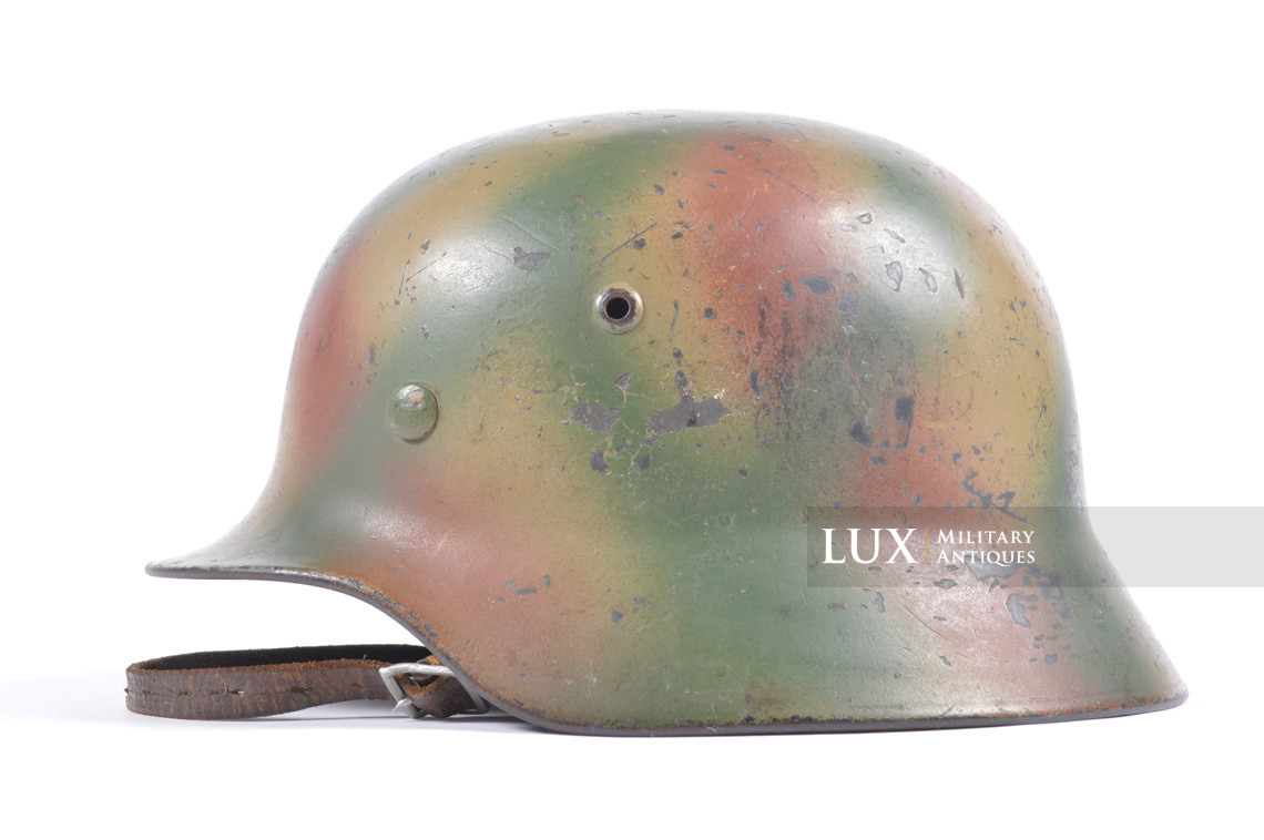 M35 Luftwaffe three tone Normandy spray camouflage helmet - photo 10