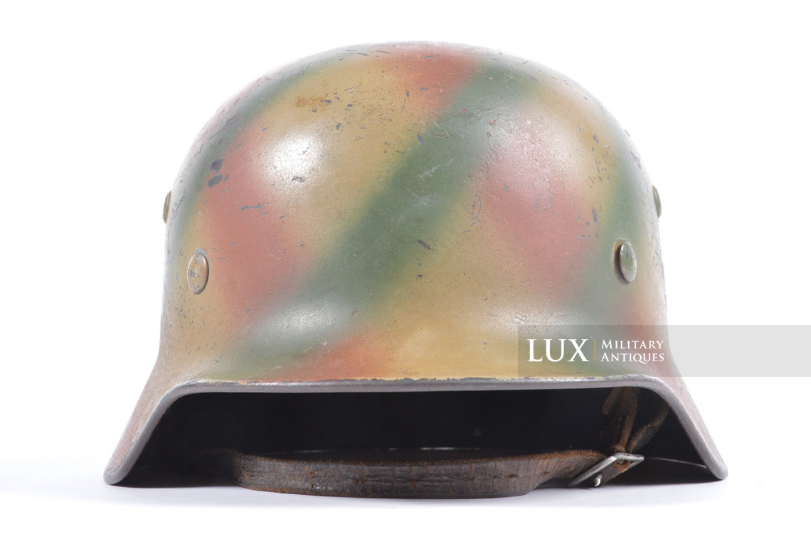 Casque M35 Luftwaffe camouflé trois tons Normandie - photo 8