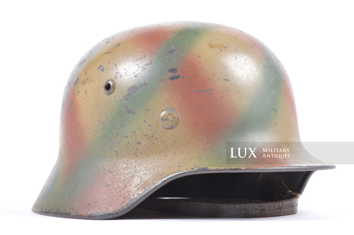 M35 Luftwaffe three tone Normandy spray camouflage helmet - photo 7