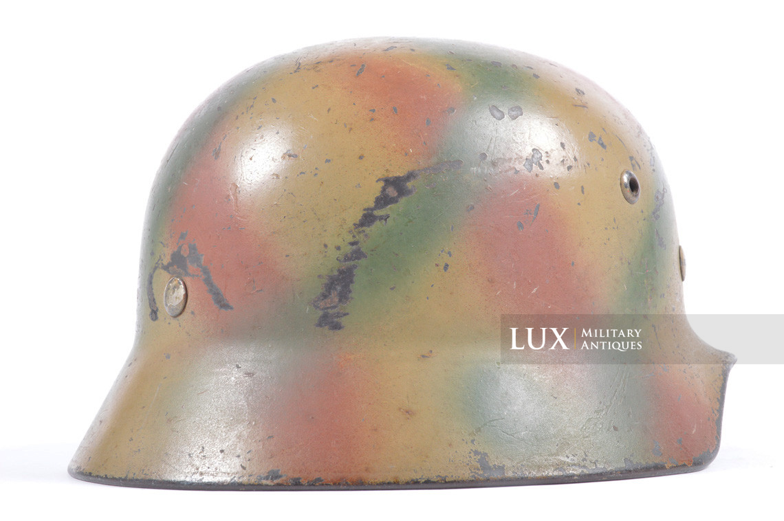 Casque M35 Luftwaffe camouflé trois tons Normandie - photo 13