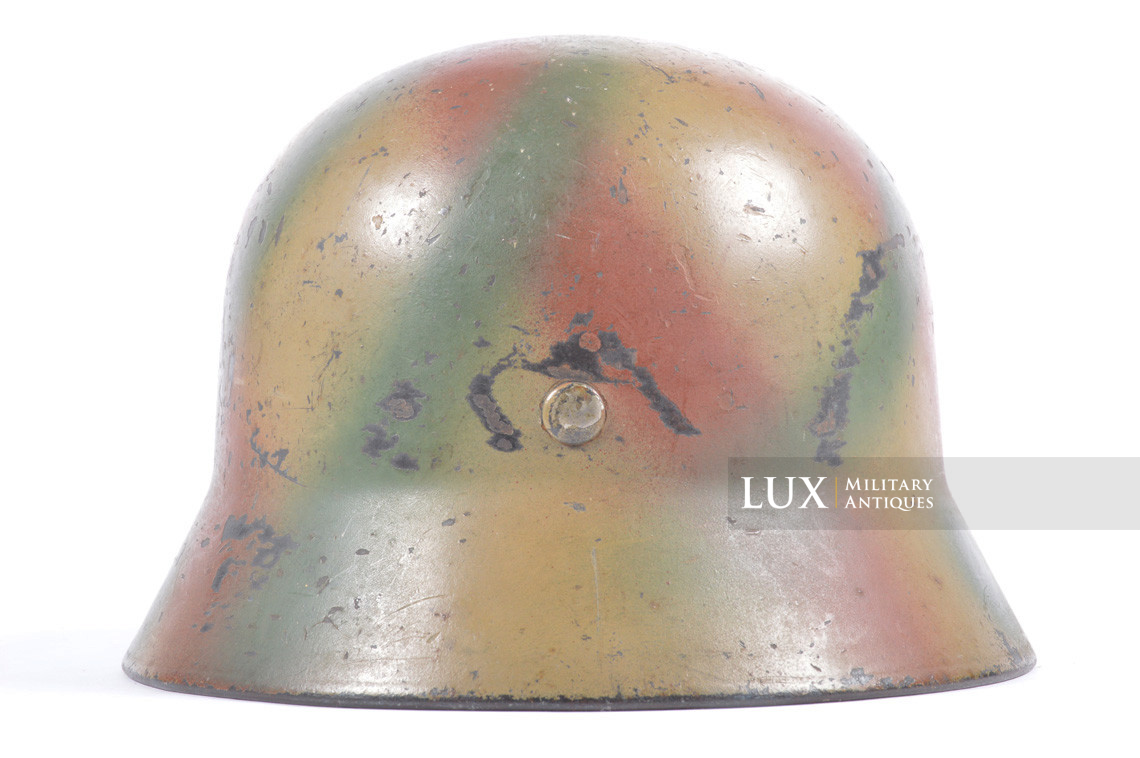 M35 Luftwaffe three tone Normandy spray camouflage helmet - photo 12