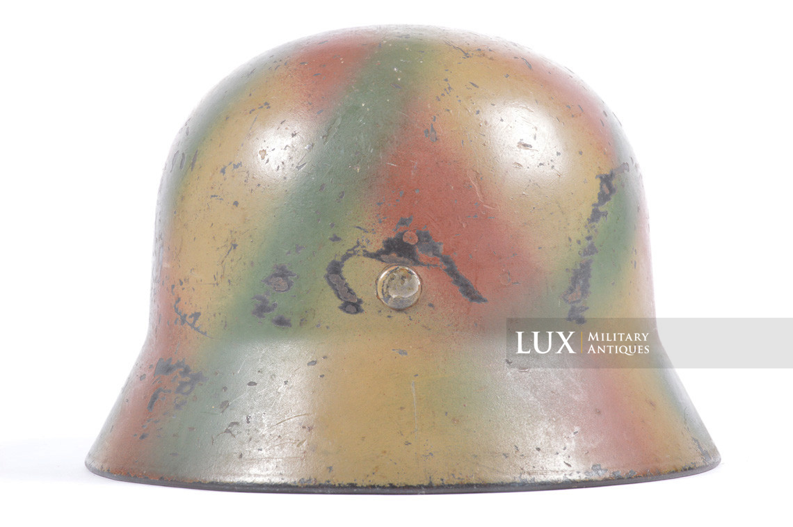 Casque M35 Luftwaffe camouflé trois tons Normandie - photo 12