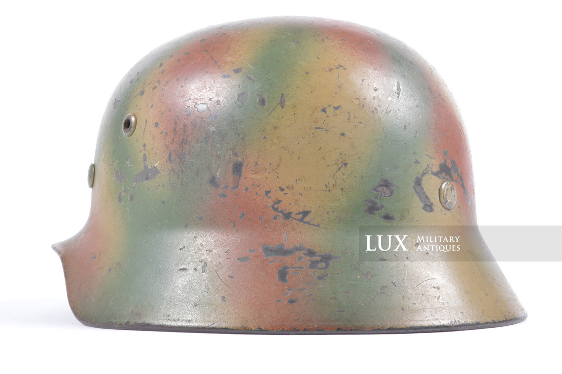 Casque M35 Luftwaffe camouflé trois tons Normandie - photo 11