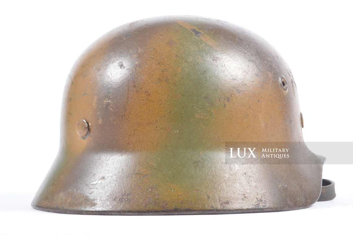 M40 Heer three tone spray camouflage helmet, « Normandy » - photo 11