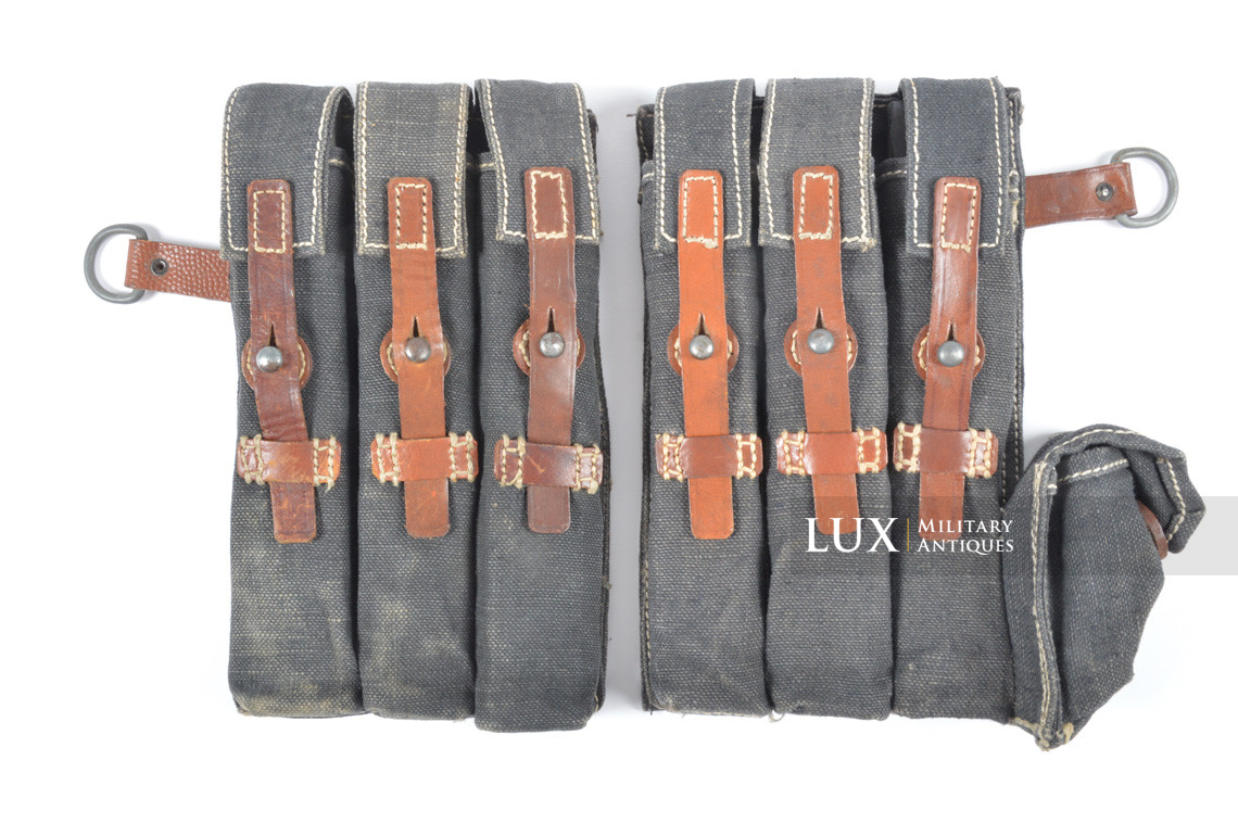 Pair of late war MP38/40 pouches, « dlu 1944 » - photo 4