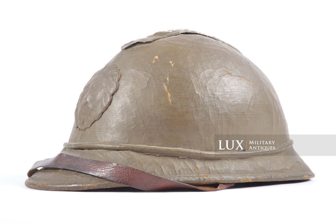 Casque Adrian belge M15 en liège - Lux Military Antiques - photo 7