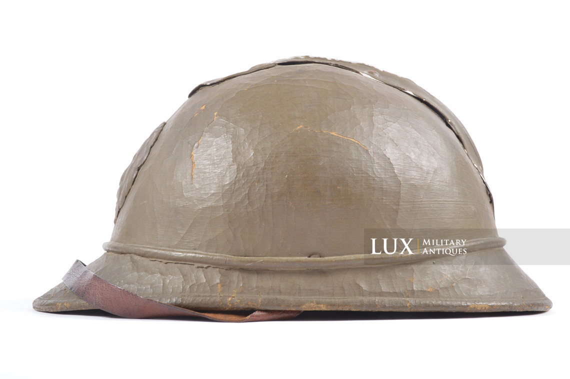 Casque Adrian belge M15 en liège - Lux Military Antiques - photo 8