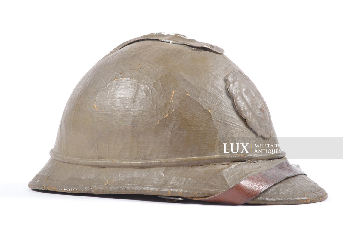 Casque Adrian belge M15 en liège - Lux Military Antiques - photo 13