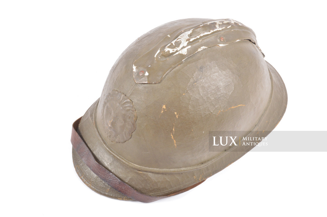 Casque Adrian belge M15 en liège - Lux Military Antiques - photo 15