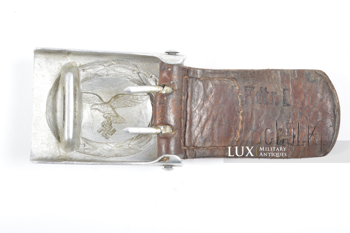 Early Luftwaffe belt buckle, unit marked, « L.B.A.(S.) » - photo 11