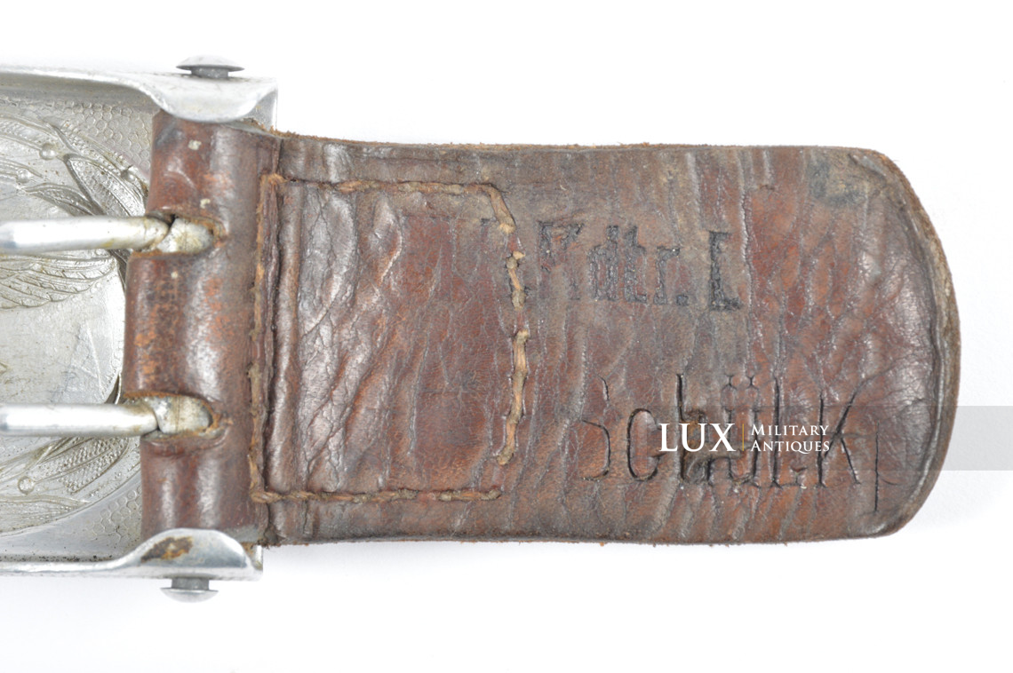 Early Luftwaffe belt buckle, unit marked, « L.B.A.(S.) » - photo 13