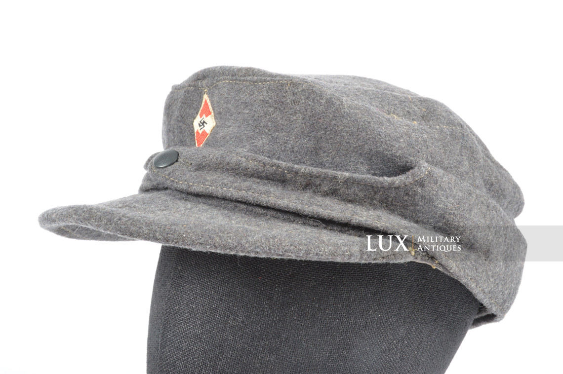 German HJ Flak helper's field cap - Lux Military Antiques - photo 4