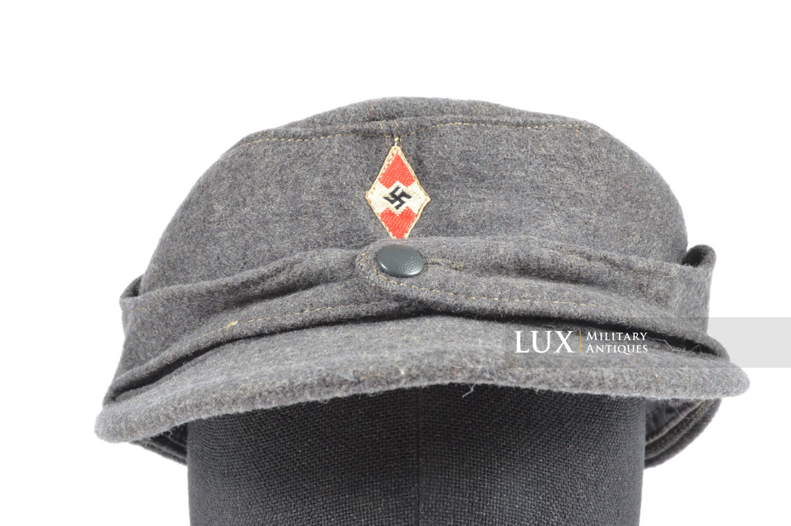 German HJ Flak helper's field cap - Lux Military Antiques - photo 8