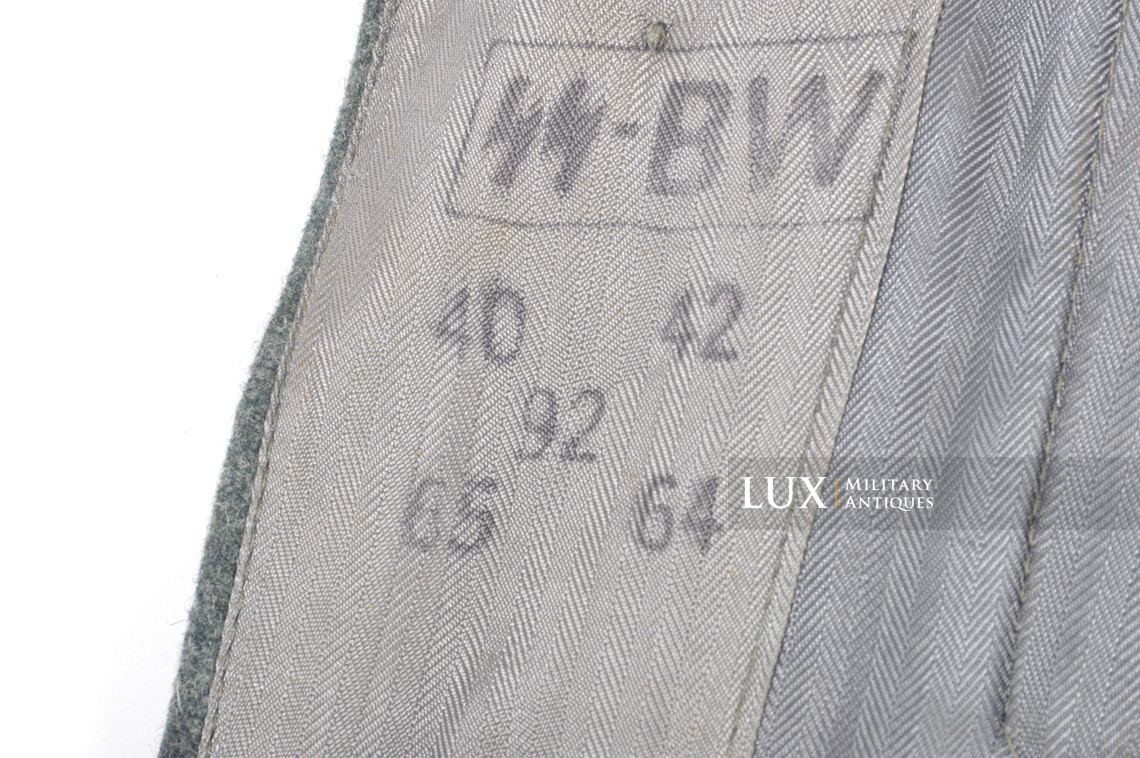 Vareuse allemande M43 Waffen-SS, état neuf, « SS-BW » - photo 42