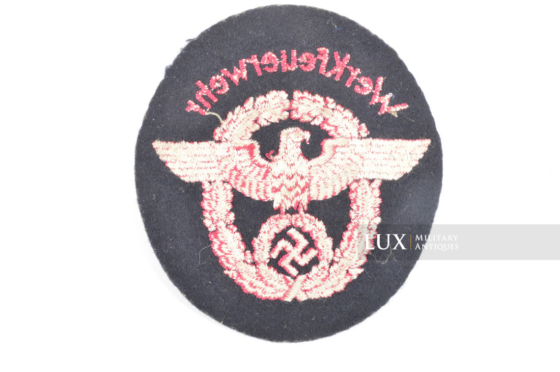 German « Werkfeuerwehr » fire brigade sleeve insignia - photo 7