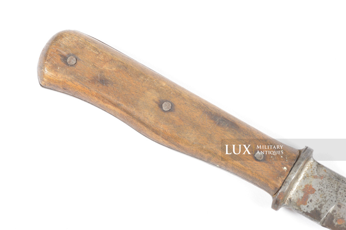 German Heer / Waffen-SS fighting knife, « personalized / rare maker » - photo 10