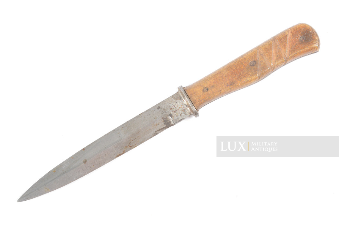 German Heer / Waffen-SS fighting knife, « personalized / rare maker » - photo 12