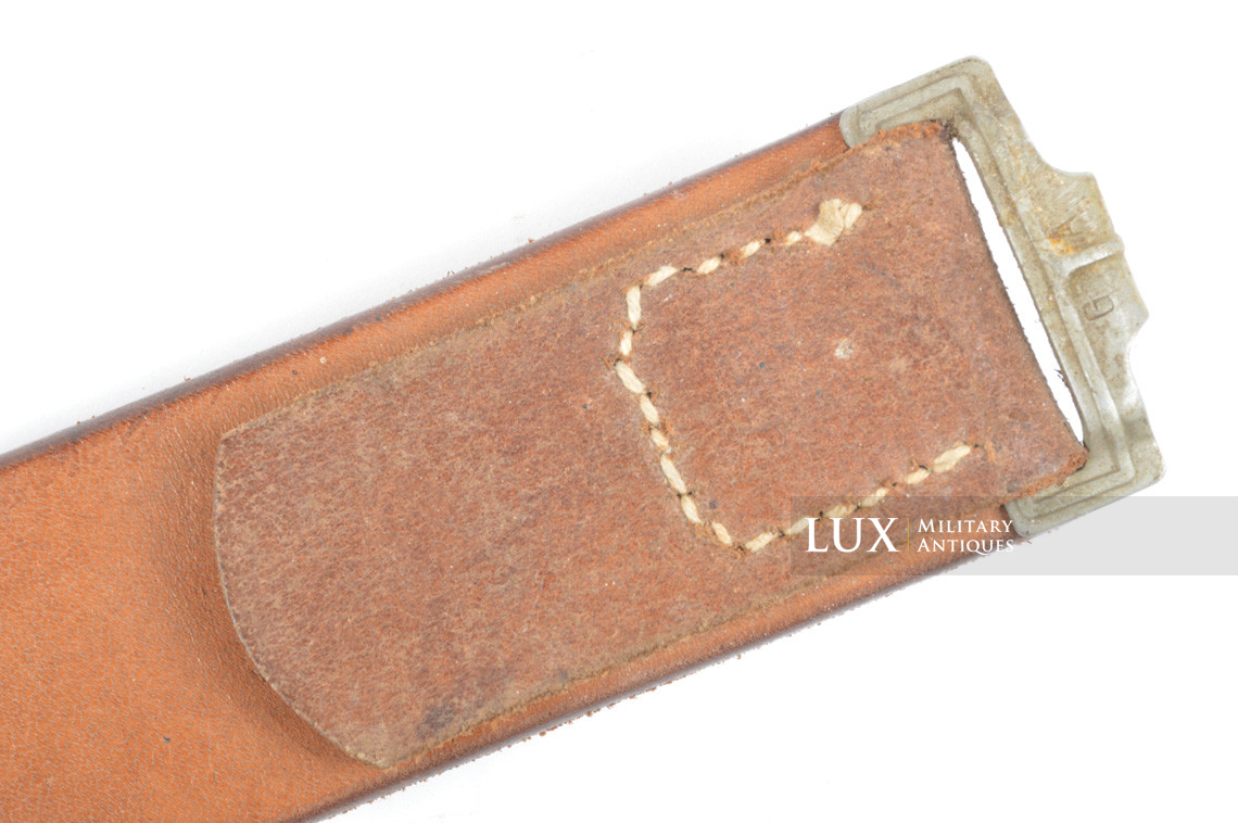 Cuir de ceinturon allemand précoce en cuir brun, « 1939 » - photo 8