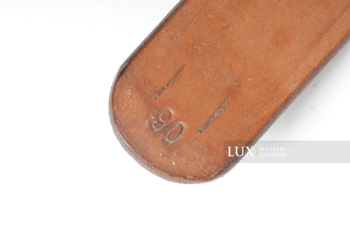 Cuir de ceinturon allemand précoce en cuir brun, « 1939 » - photo 14