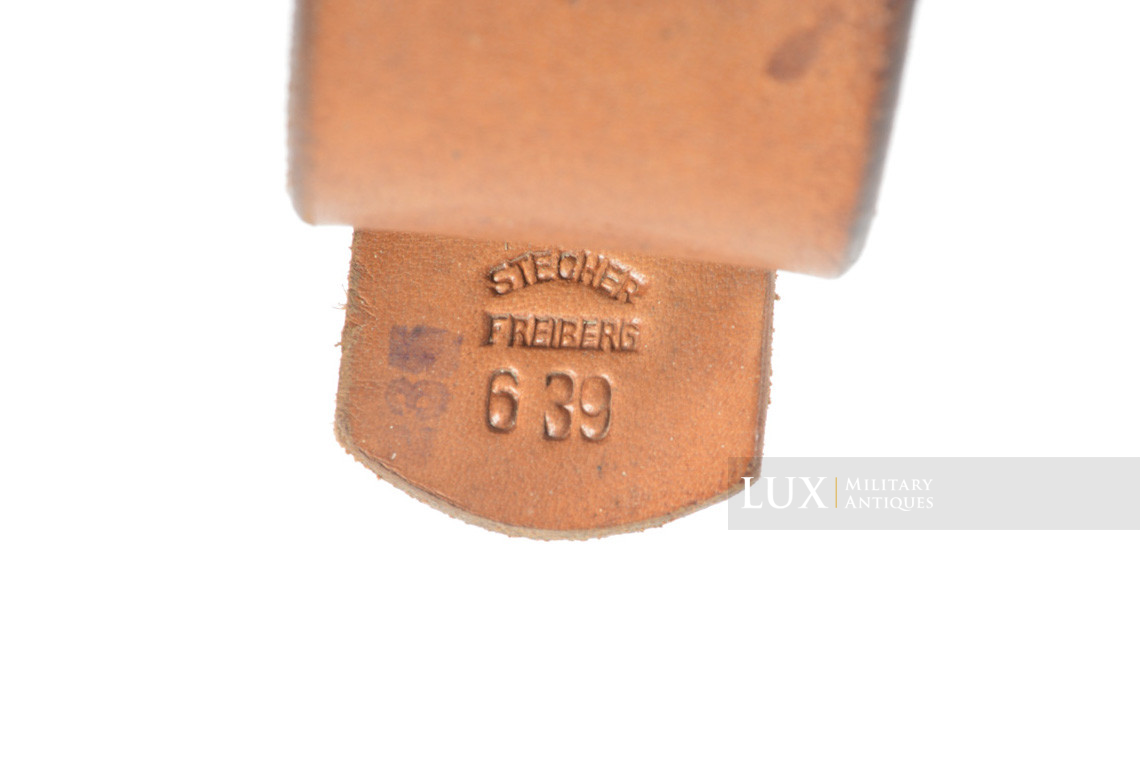 Cuir de ceinturon allemand précoce en cuir brun, « 1939 » - photo 15