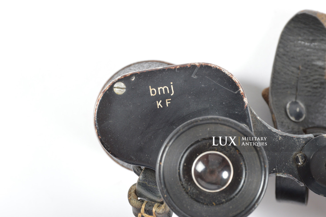 German 6x30 power issued field binoculars, Dienstglas, « bmj » - photo 14