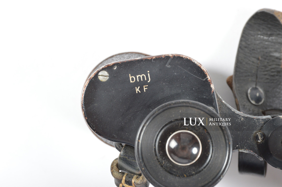 German 6x30 power issued field binoculars, Dienstglas, « bmj » - photo 13