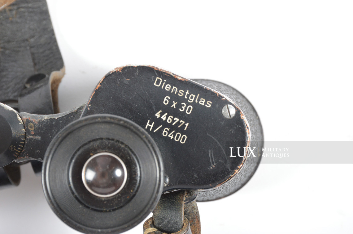 German 6x30 power issued field binoculars, Dienstglas, « bmj » - photo 14